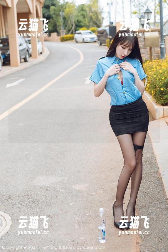 HuaYang花漾 - 媛媛酱belle和她的短裤صل，原图曝光，更像是穿了个谜！