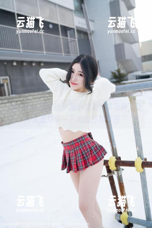 MiStar魅妍社 - 周小然的丝袜写真，让人想打听一下她的日常穿搭