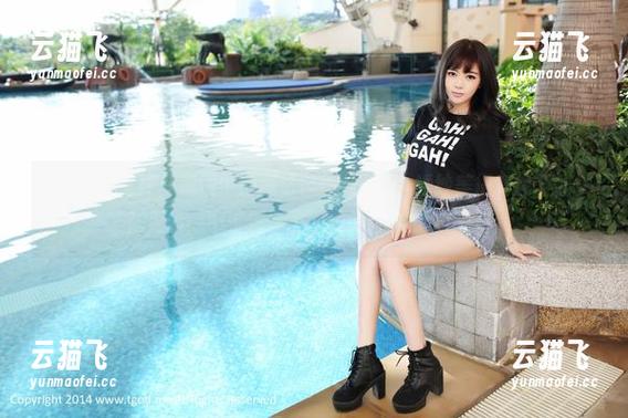 TGOD推女神 - 原图中的施忆佳Kitty酱，婚纱美得真像个仙女！更新：不过别忘了，仙女也会扭伤脚踝！