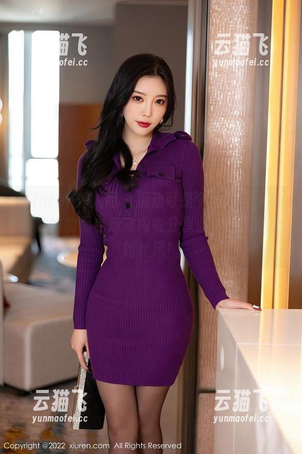 Xiuren秀人网 - 运动可是个体力活，南初妹妹的黑色运动内衣分享会，气氛轻松如秋风！
