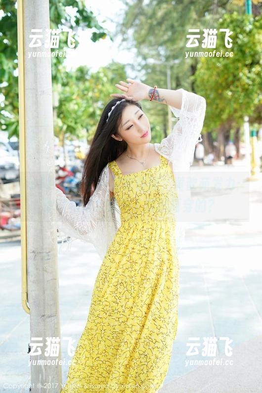 YouMi尤蜜荟 - 居家在线，黄歆苑发力：你敢相信我是为了摄影而穿的？