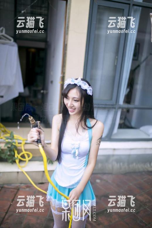 果团网 - 妲己_Toxic的浴室高清图集，水汽中是不是潜藏着无限遐想？