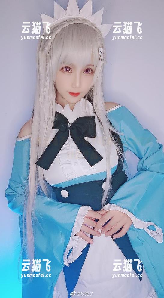 这回又是汐兔子，不得不盯着木之本樱的制服作品